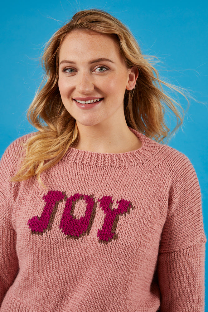 Paintbox Yarns Joy Sweater Knitting Pattern