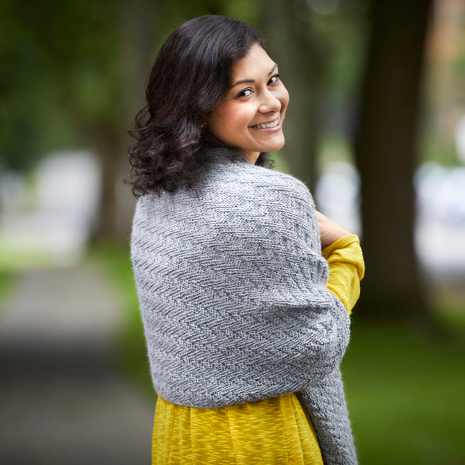 Valley Yarns Takama Wrap Knitting Pattern
