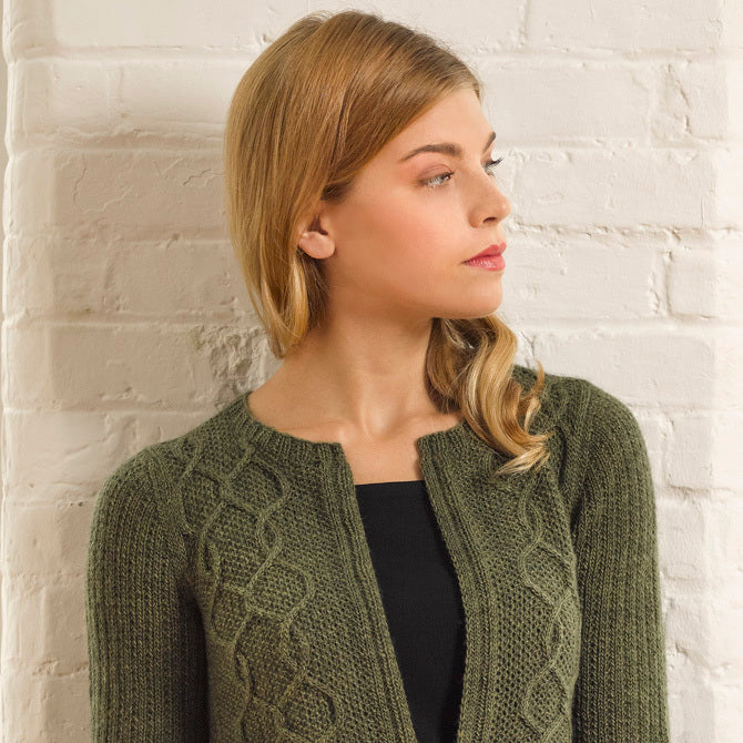 Tahki Yarns Ivy Cardigan Knitting Pattern