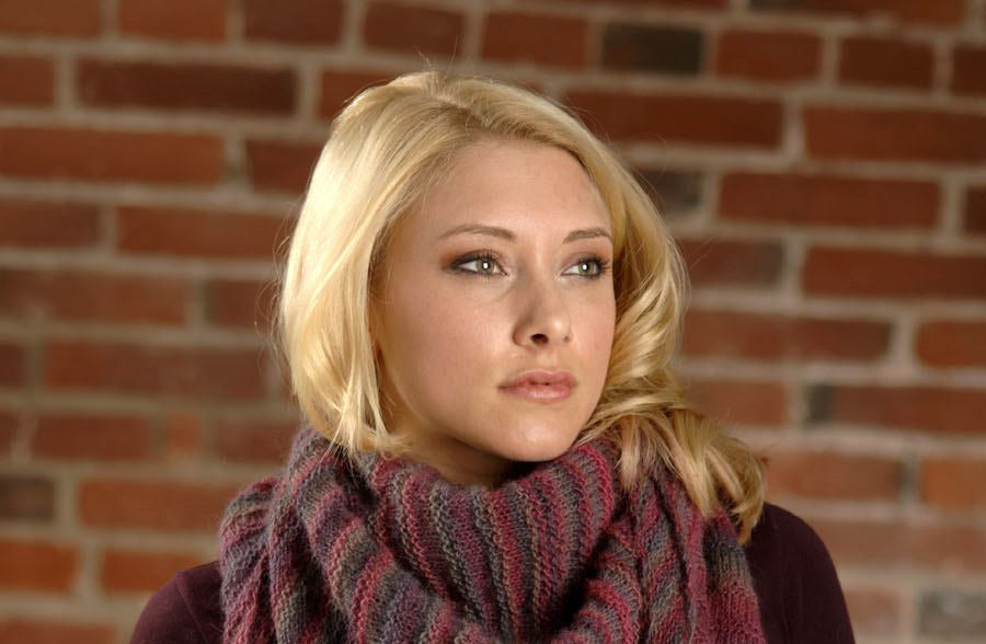 Bandana with Tassels Accessory Knitting Pattern