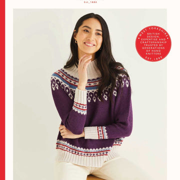 Sirdar In The Round Sweater Jumper Knitting Pattern