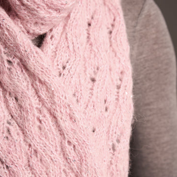 Bardot In Rowan Alpaca Sparkle Scarf Knitting Pattern