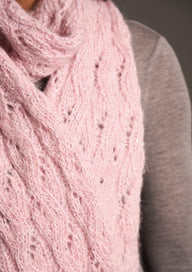 Bardot In Rowan Alpaca Sparkle Scarf Knitting Pattern