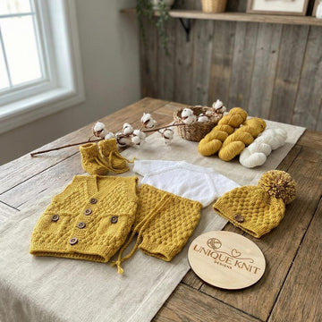 "Mustard" 4 piece set