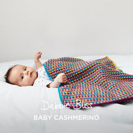 Debbie Bliss Striped Blanket Knitting Pattern