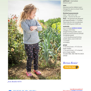 Berroco Parsley Jumper Knitting Pattern