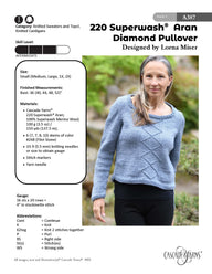 Diamond Pullover Jumper Knitting Pattern