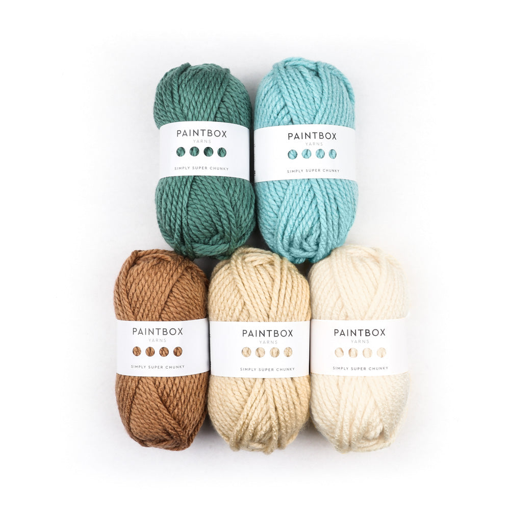 Paintbox Yarns Simply Super Chunky 5 Ball Color Pack Yarn - Acrylic Super Chunky