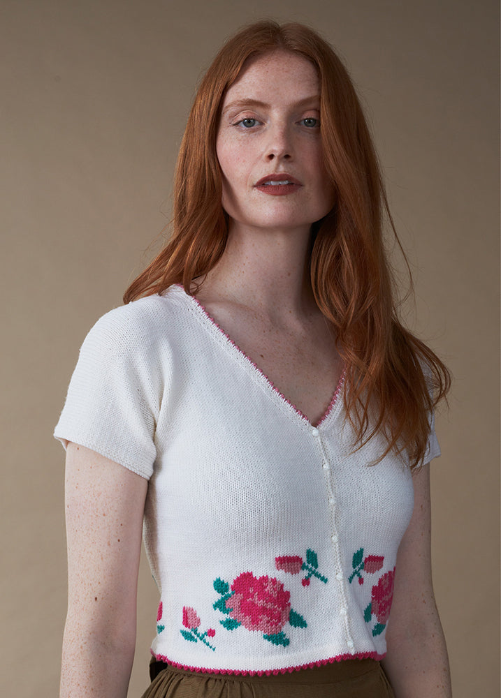 Debbie Bliss Flora Cardigan Knitting Pattern