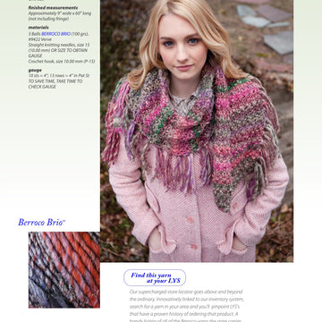 Berroco Barnell Scarf Knitting Pattern