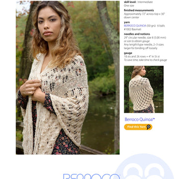 Berroco Clew Wrap Knitting Pattern