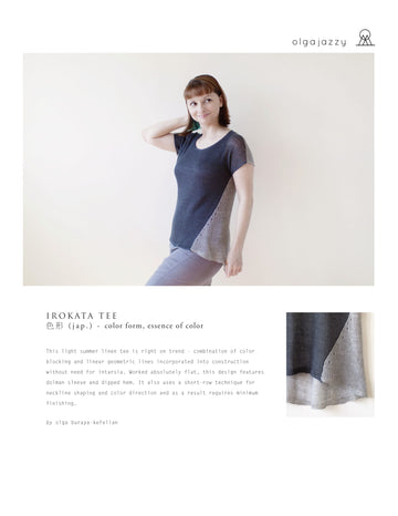 Olgajazzy Irokata Tee Jumper Knitting Pattern