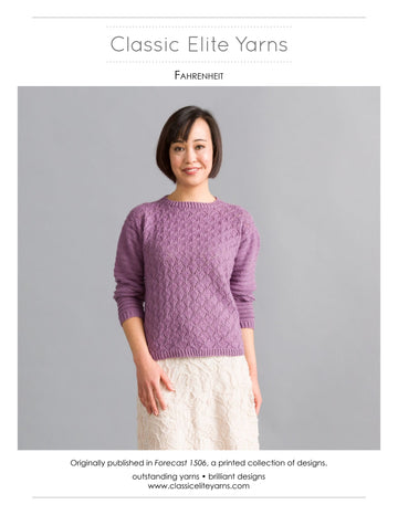 Classic Elite Yarns Fahrenheit Jumper Knitting Pattern