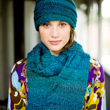 Hat And Scarf Knitting Pattern