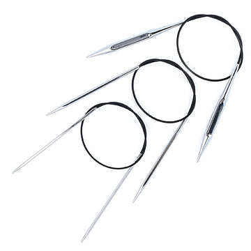 Knitter's Pride Nova Cubics Platina Fixed Circular Needles 16"