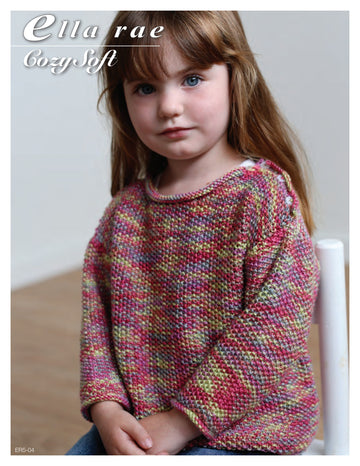 Ella Rae Moss Stitch Sweater PDF