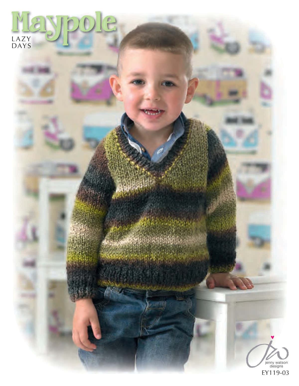 Euro Baby Lazy Days Sweater Jumper Knitting Pattern