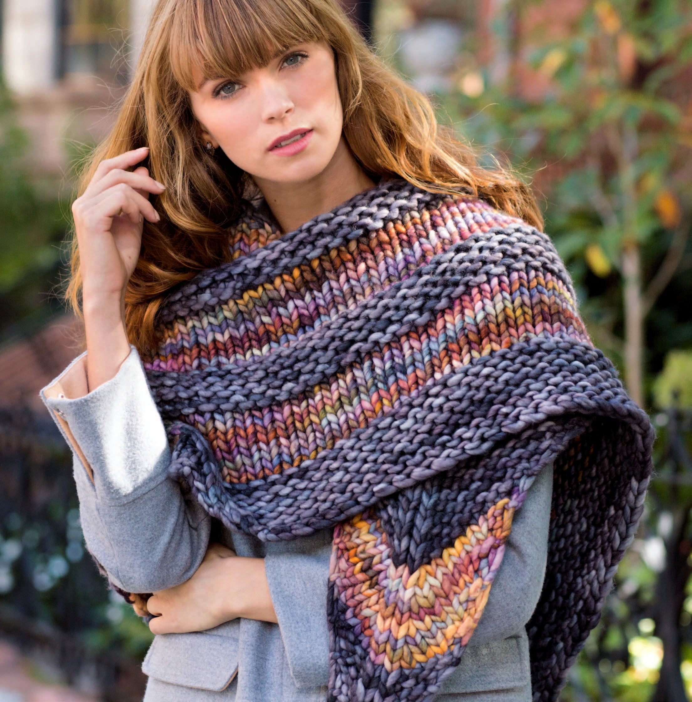 Degraw Shawl Wrap Knitting Pattern