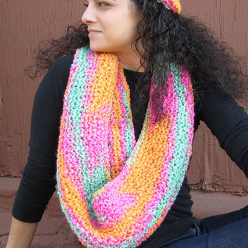 Hat and Scarf Knitting Pattern