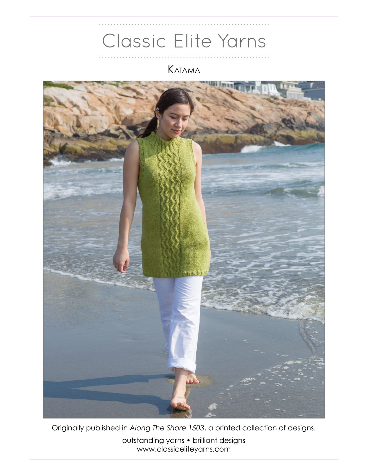Classic Elite Yarns Katama Jumper Knitting Pattern