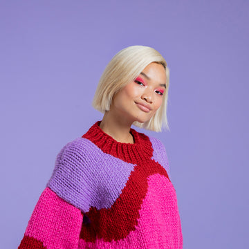 Paintbox Yarns Everyday Surrealist Sweater Knitting Pattern