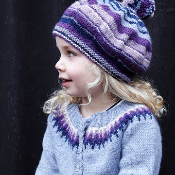 Debbie Bliss Agnes Cardigan & Beret Knitting Pattern