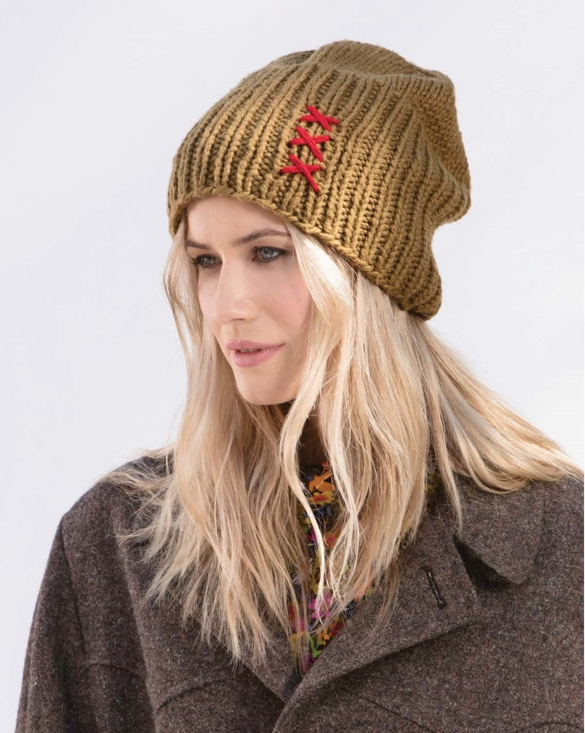 Blue Sky Fibers Glidden Hat Knitting Pattern