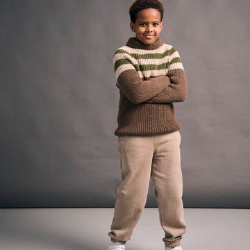 Pinstripe Sweater Jumper Knitting Pattern