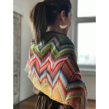 Freia Fine Handpaints Passeggiata Scarf Knitting Pattern
