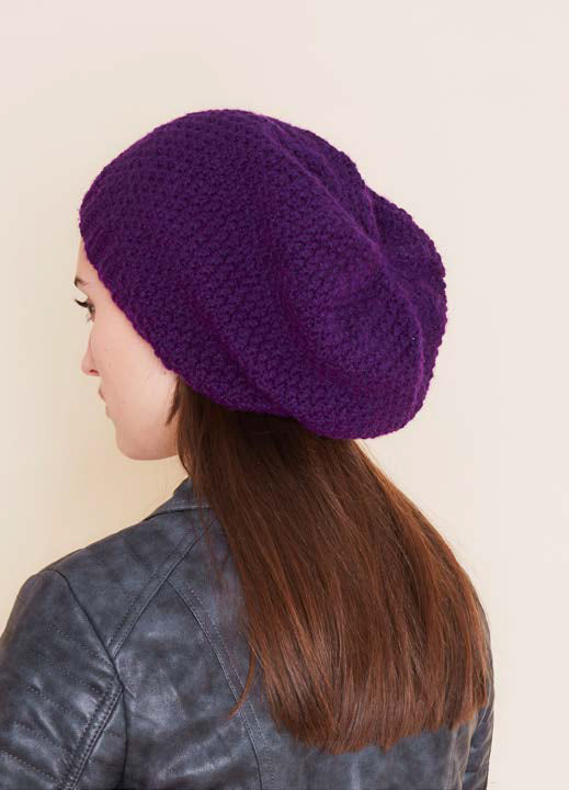 Paintbox Yarns Forest Moss Beanie Knitting Pattern