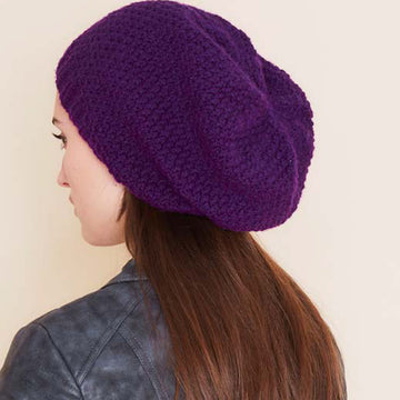 Paintbox Yarns Forest Moss Beanie Knitting Pattern