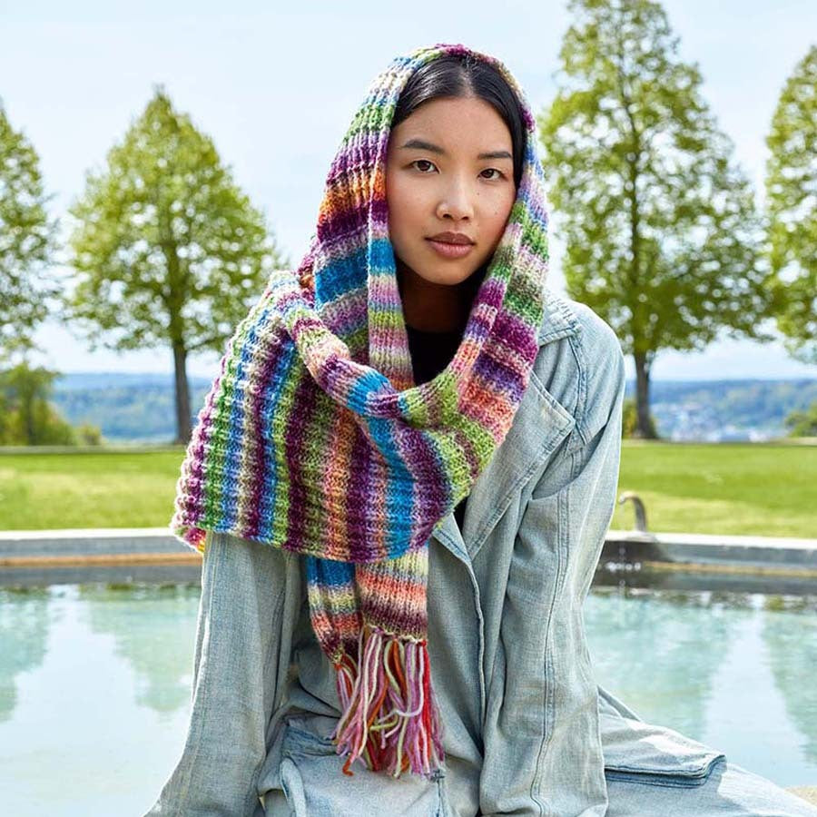 Lang PTO45-08 Scarf Knitting Pattern