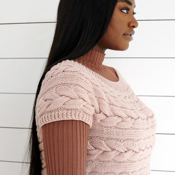 Debbie Bliss Sideways Cable Top Knitting Pattern