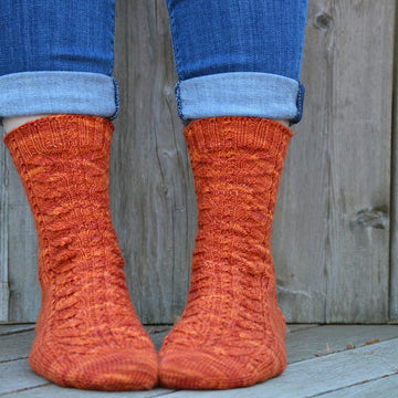 Autumn Leaves are Falling Socks