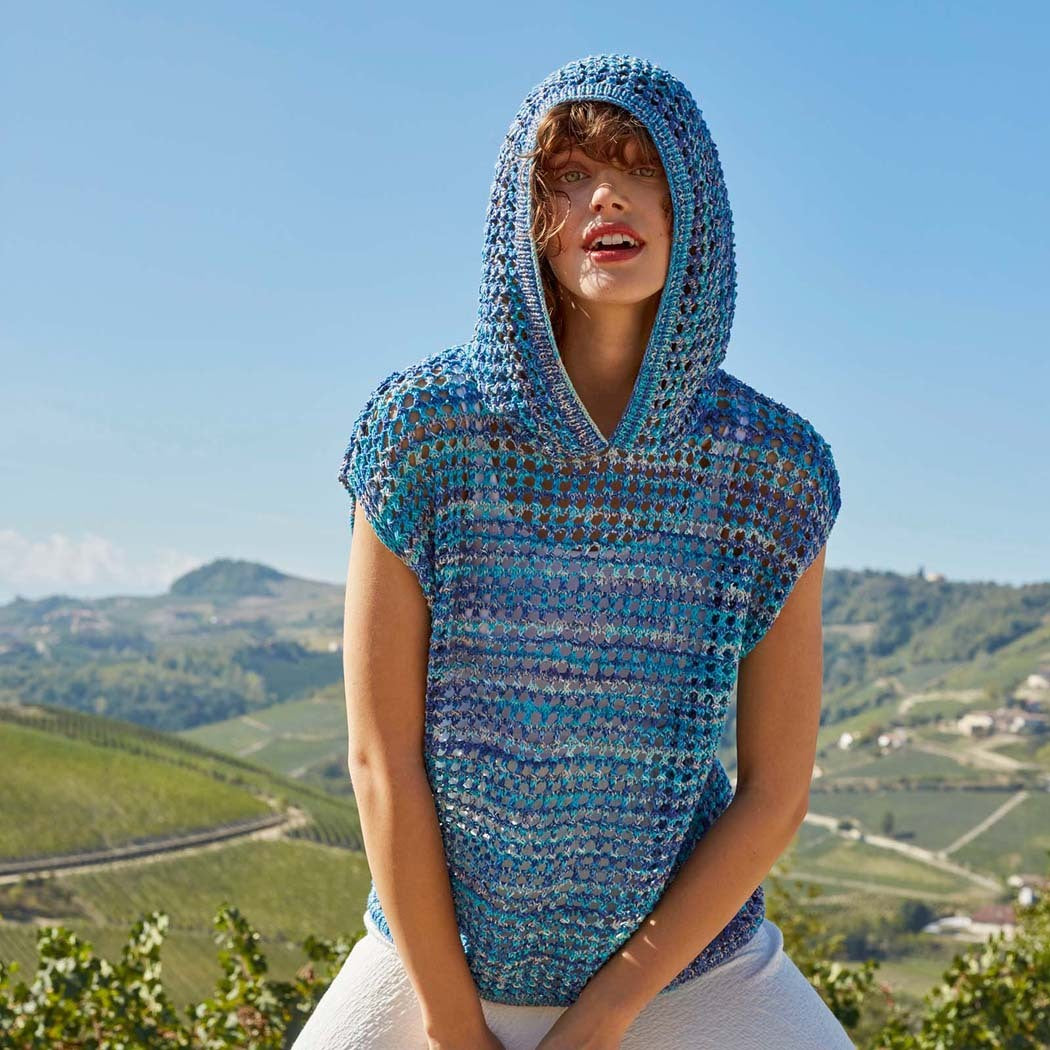 Lang Hooded Top Jumper Knitting Pattern