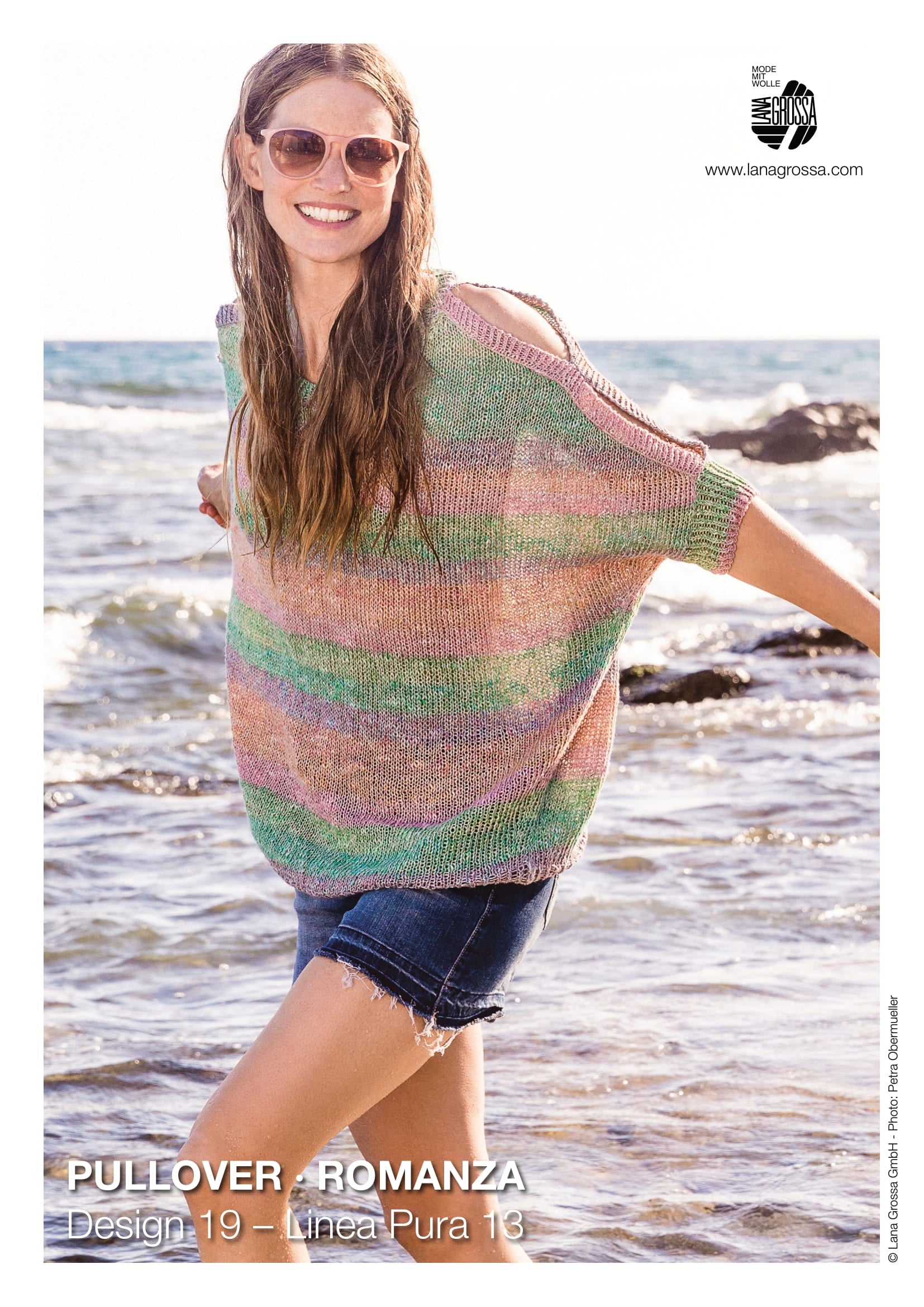 Lana Grossa 19 Pullover Jumper Knitting Pattern
