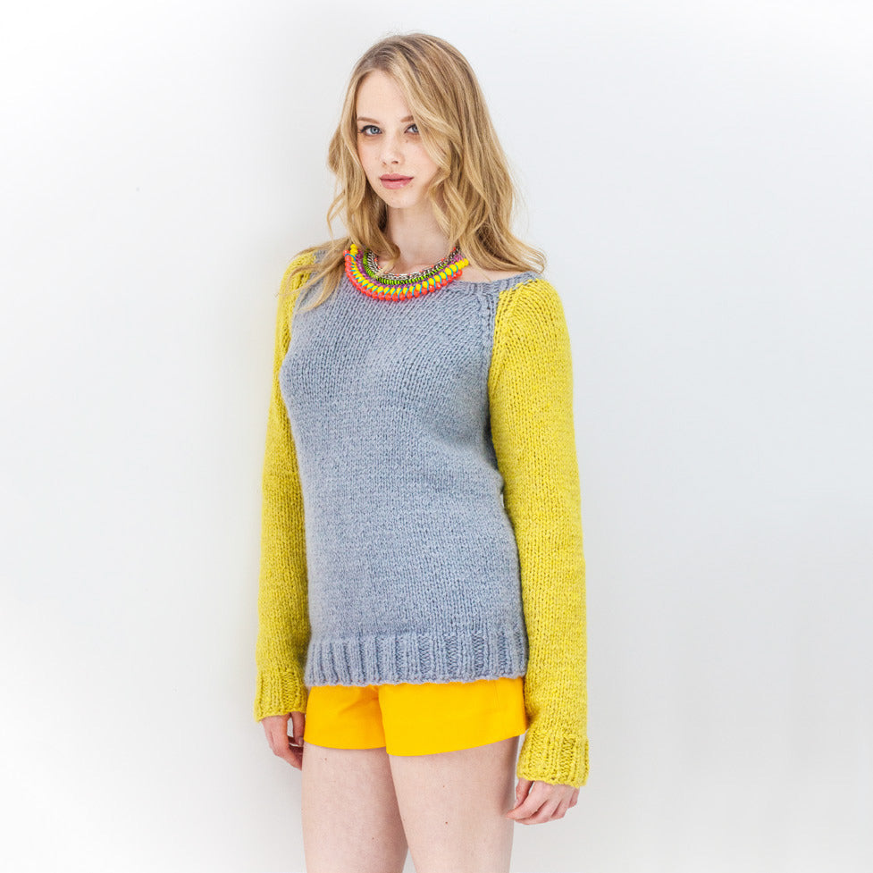 Debbie Bliss Aimee Sweater Knitting Pattern