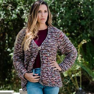 Trendsetter Yarns Me & Dune Cardigan Crochet Pattern