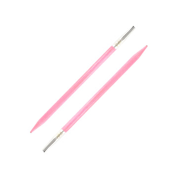 Lykke Blush 5" Interchangeable Needles Starter Set in Fuchsia Color
