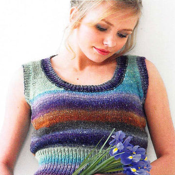 Sleeveless Top in Noro Silk Garden Lite - PDF