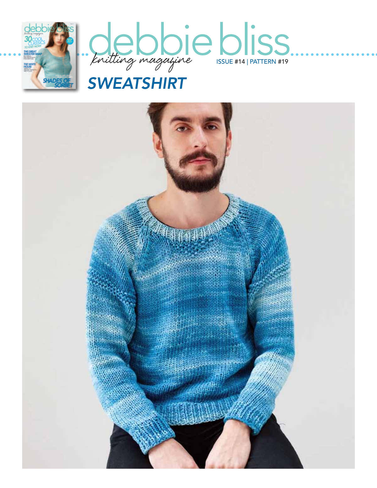 Debbie Bliss Sweatshirt Knitting Pattern