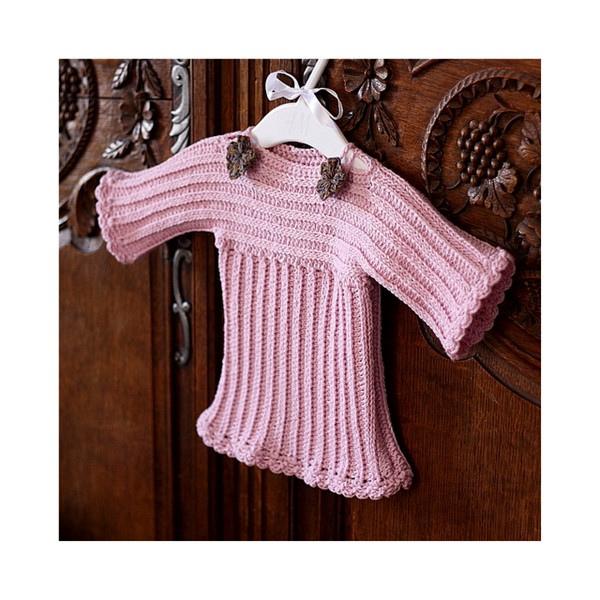 Knit-look Baby Sweater