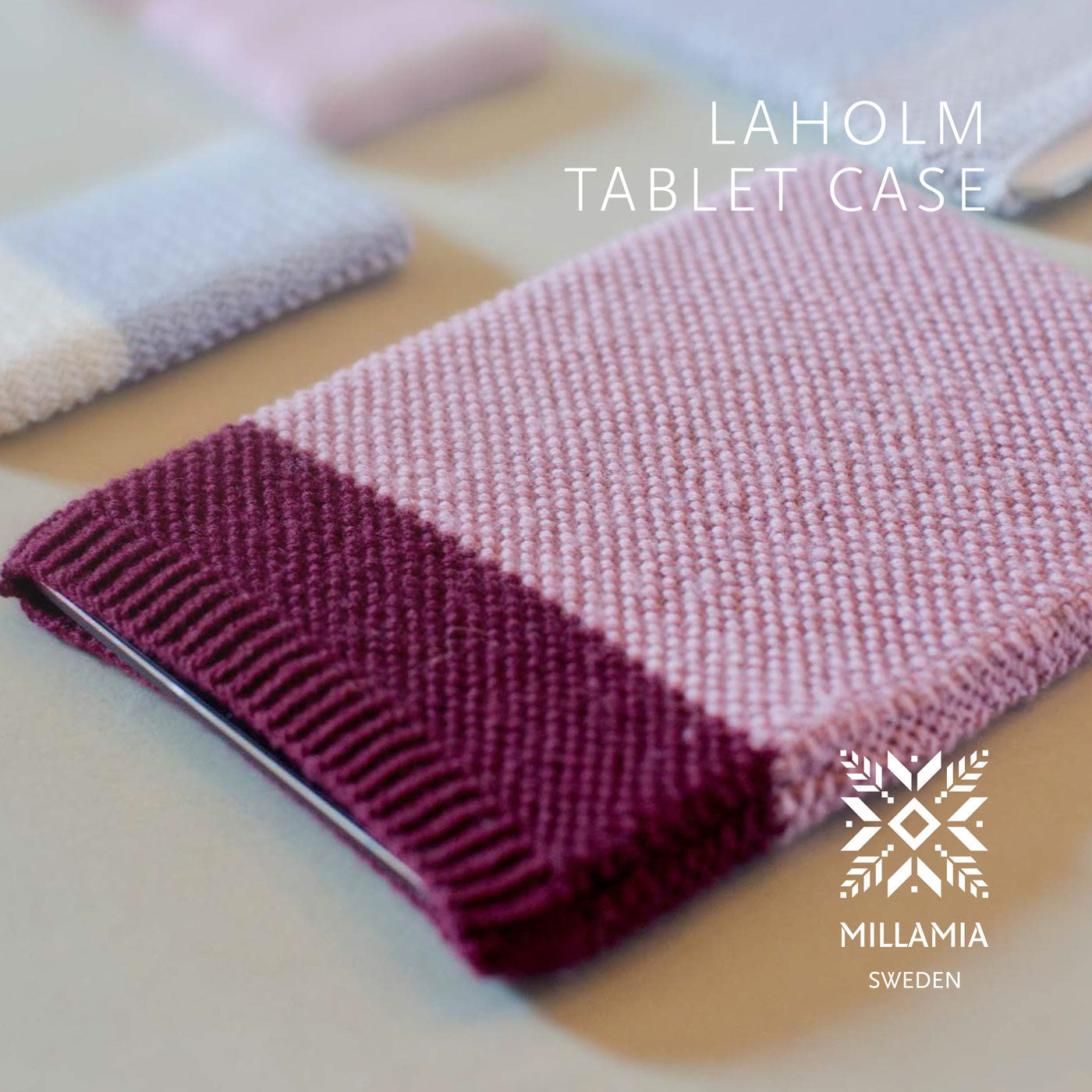 MillaMia Laholm Tablet Case Knitting Pattern