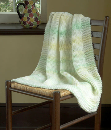 My First Baby Blanket in Plymouth Encore Worsted Colorspun - F286 - PDF