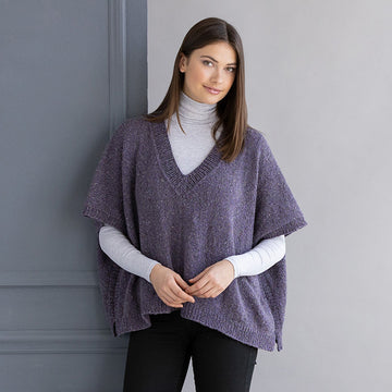 String Katherine Poncho Cape Knitting Pattern