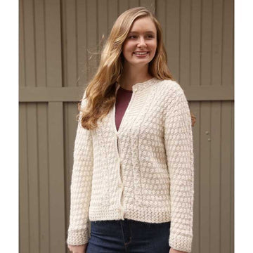 Plymouth Yarn Ladies Cardigan Knitting Pattern