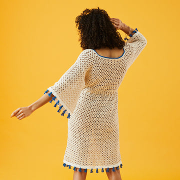Paintbox Yarns Riad Tassel Dress Crochet Pattern