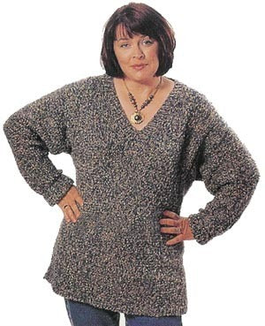 Slim-Line Tunic Dress Knitting Pattern