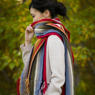 Rustic Canyon Crochet Scarf