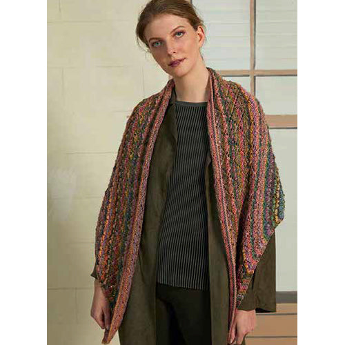 Lang PTO30-03 Triangular Shawl Wrap Knitting Pattern